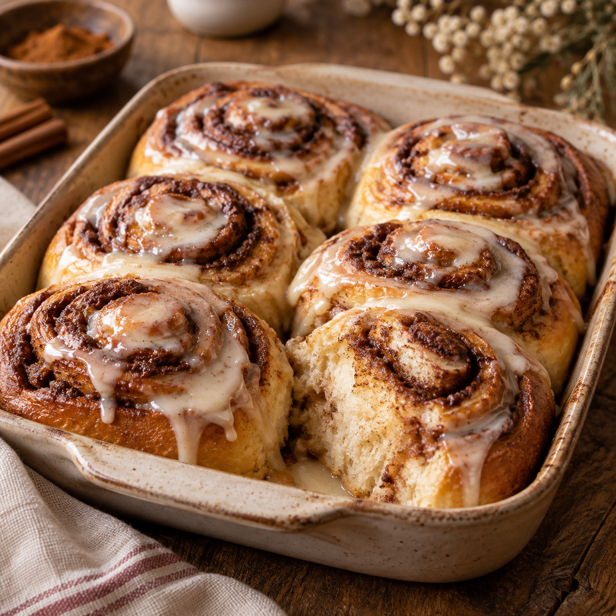 Cinnamon Rolls de masa madre